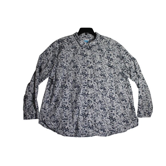 Columbia Sportswear L/S Hawaiian Tropical Button Down Shirt Womens 3X Plus Size - Picture 1 of 7